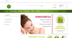 Desktop Screenshot of farmaciafornos.com
